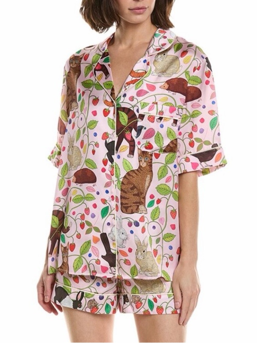 NWOT Karen Mabon Strawberry Fields Forever Pajamas